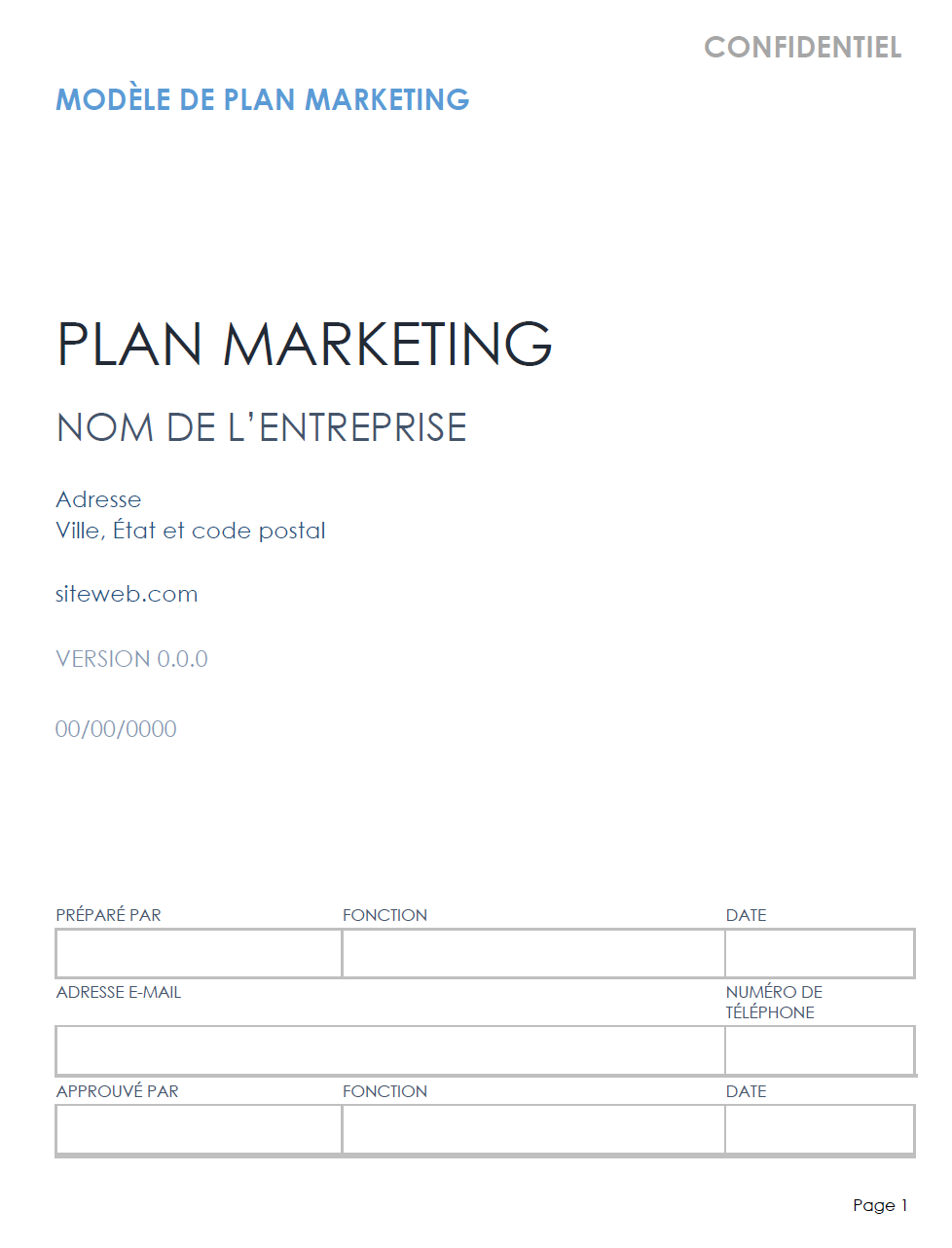 Plan de marketing