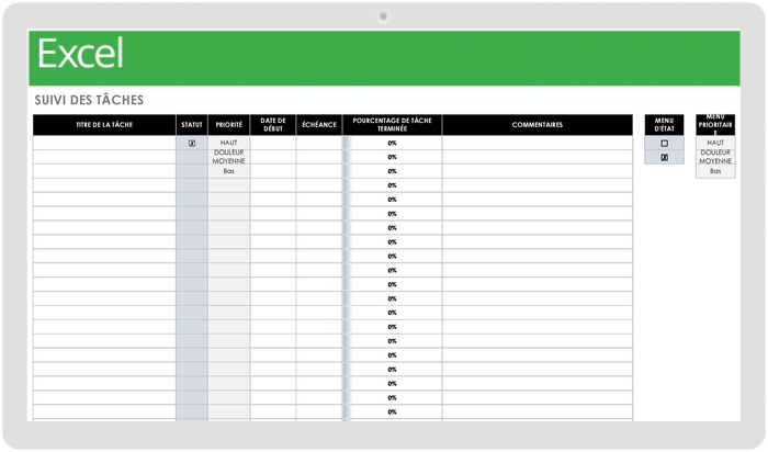 Task Tracker Template 17392 - FR